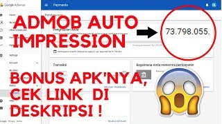 Tutorial Admob Auto Impression  APK   20172018 [upl. by Lain]