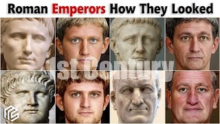 1st Century Roman Emperors  Realistic Face Reconstruction Using AI and Photoshop [upl. by Ennairod]