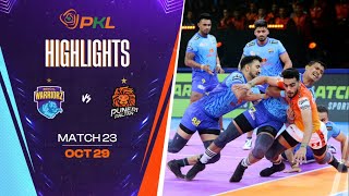 Match Highlights Bengal Warriorz vs Puneri Paltan  October 29  PKL Season 11 [upl. by Leviralc]