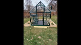 My Palram Harmony greenhouse 6ftx 8ft [upl. by Budding]