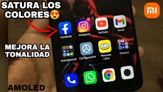 LA MEJOR CONFIGURACIÓN DE PANTALLA PARA TU XIAOMI  COMO SUPER AMOLED🔥 [upl. by Durrace]