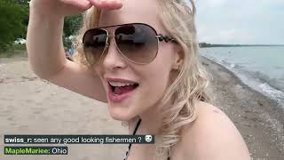 Anns IRL Adventures  First BEACH Stream 👙  July 12th 2024 [upl. by Allianora161]