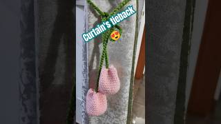 Curtains tieback 😍😘 styles design woolan crochet [upl. by Inod]