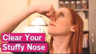 How To Clear A Stuffy Nose Instantly [upl. by Nikolaus308]