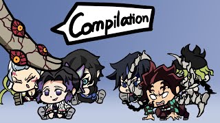 Anime Chibi Demon Slayer vs Finger  Compilation 2 [upl. by Gildea]