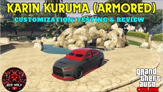 GTA 5 Online  Karin Kuruma Armored Customization Testing amp Review [upl. by Coulombe]