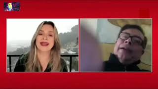 VICKY DAVILA TRATA DE HAMPÓN A GUSTAVO PETRO EN ENTREVISTA [upl. by Davina]