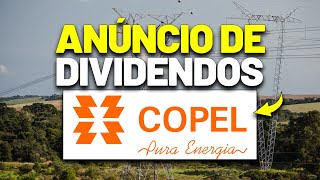 A Copel voltará a ser uma BOA PAGADORA de DIVIDENDOS CPLE6 ou CPLE3 [upl. by Digirb]