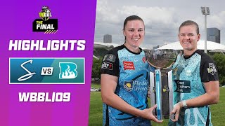 Adelaide Strikers v Brisbane Heat  Final  WBBL09 [upl. by Nona]