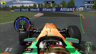 rFactor F1 2011 Canada DRS KERS Montreal Onboard Driver Virtual Eder Belone [upl. by Grefer]