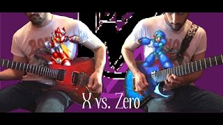 X vs Zero Mega Man X5 Guitar Cover [upl. by Notlit326]