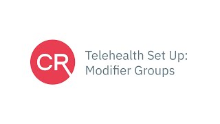 CentralReach  Telehealth Set Up Modifier Groups [upl. by Bergren]