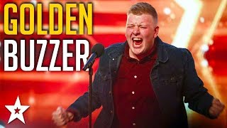 Nervous Welsh Opera Singer Gets GOLDEN BUZZER  Britains Got Talent  Got Talent Global [upl. by Aciretnahs]