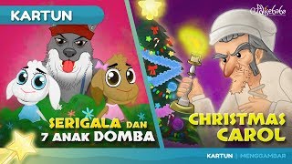 SERIGALA DAN TUJUH ANAK DOMBA  A CHRISTMAS CAROL cerita anak anak animasi kartun [upl. by Ainesey606]