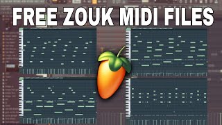 Zouk Midi Files Free Download  Zouk Midi Files Gratuit FLP [upl. by Phio197]