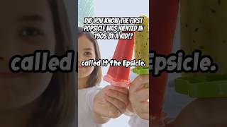 Fun facts about popsicles facts funfacts shorts popsicle didyouknow [upl. by Savinirs]