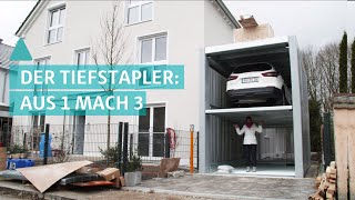 Platzsparende Parksysteme  geniale Garage  BAUEN amp WOHNEN [upl. by Esinrahs]