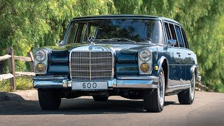 1969 MercedesBenz 600 FourDoor Pullman w100  real limousine [upl. by Noinatrad]