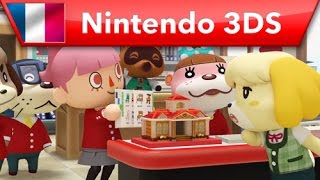 Animal Crossing Happy Home Designer  Les bâtiments publics Nintendo 3DS [upl. by Curtice]