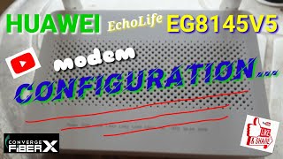 HUAWEI Echolife EG8145V5 configuration using android foneVLOG3 [upl. by Cox787]