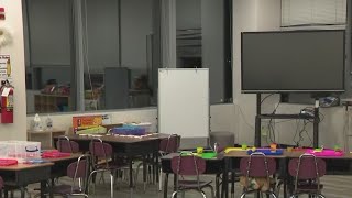 Parents tour temporary classroom after New Jersey school shut down for mold [upl. by Raphaela]