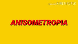 Anisometropia  Isometropia  optometry sharp vision [upl. by Westlund22]