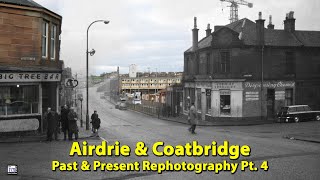 Old Photographs Airdrie Scotland  Coatbridge Part 4  Past and Present History Genealogy [upl. by Gualterio]