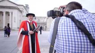 Ken Robinson CBE awarded honorary degree [upl. by Stargell]