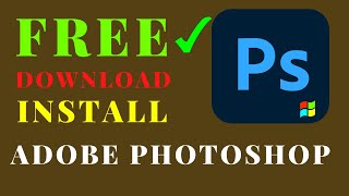 How to Download amp Install Adobe Photoshop Free on Windows Pc or Laptop Kannada [upl. by Nitsed167]