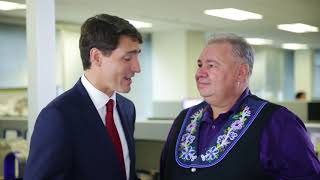 quotPromises Keptquot  PM Justin Trudeau and President David Chartrand [upl. by Johannes]