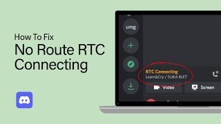 How to Fix the Discord “No Route” or “RTC Connecting” Problem [upl. by Xyno]