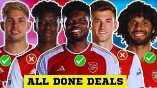 ALL ARSENAL DONE DEALS  PART ONE [upl. by Handal346]