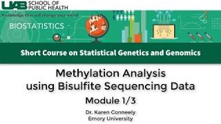 Bisulfite Methylation Sequencing Analysis  Module 1 [upl. by Oijimer]