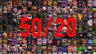 ПРОХОЖДЕНИЕ Fnaf Custom Night 5020 10000 ОЧКОВ [upl. by Anaicul]