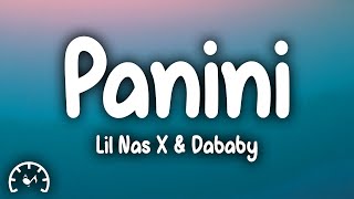 Lil Nas X  Panini Lyrics ft DaBaby [upl. by Ennovyahs]