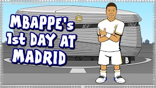 MBAPPES 1st DAY at REAL MADRID [upl. by Kamal946]