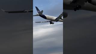 Lufthansa A330 at STL friend’s footage planespotting airplane [upl. by Folger]