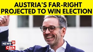 Austria Farright Freedom Party Wins Parliamentary Vote — Projections  English News  N18G [upl. by Allister]