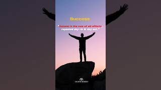 “Success is the sum of all efforts repeated dayin amp day out” extrinsic success mindgrowth [upl. by Cantu]