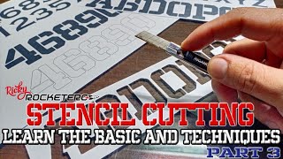 How to quotSTENCIL CUTquot part 3 [upl. by Voe]