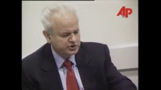 Slobodan Milosevic quotJa sam zlocinac a papa je sveti otacquot [upl. by Shelli]