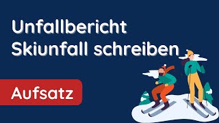 ✅ Unfallbericht erstellen  Beispiel und Erklärung für die Schule [upl. by Nylle]