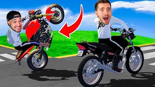 Aprendi a dar GRAU DE MOTO com o GQ Games MX BIKES [upl. by Neladgam680]