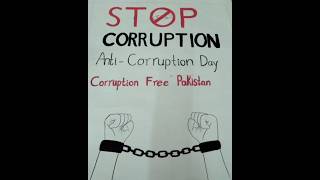 Anti Corruption Day corruptionfreepakistan art shortvideo schoolcompetition [upl. by Ahtiekal]