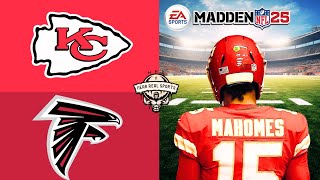 CHIEFS vs FALCONS  Week 3  MADDEN 25 Prediction [upl. by Riedel]