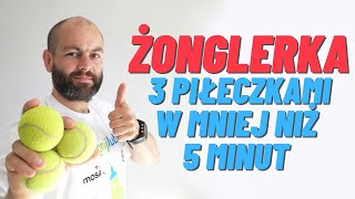 WF w domu  Jak nauczyć się żonglować 3 piłeczkami w mniej niż 5 minut  trening w domu [upl. by Ailenroc]