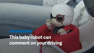 Toyotas baby robot Kirobo Mini can comment on how you drive [upl. by Denbrook]