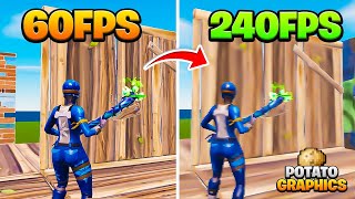 How to Get Potato Graphics in Fortnite Chapter 5 🔧 Low End FPS BOOST amp 0 Input Delay [upl. by Cruickshank881]