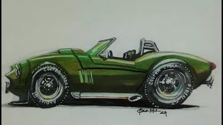 Green Roadster with big meats and side pipes [upl. by Lillian978]