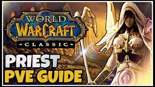 Classic WoW Priest PvE Guide Races Talents Consumables Rotation  Classic WoW Class Guides [upl. by Cammy309]